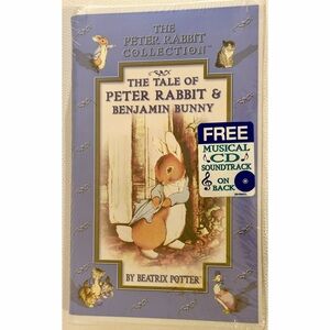 The Tale of Peter Rabbit Benjamin Bunny VHS NEW Sealed + CD Beatrix Potter